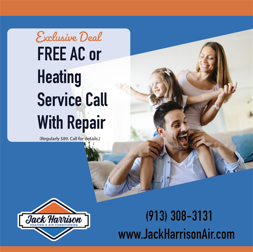 Free AC or Heating Service Call With Repair - Call Today!