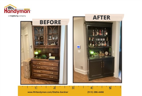 Bar cabinet customization