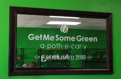 Get Me Some Green Frosted Vinyl Mirror Get Me Some Green Frosted Vinyl Mirror