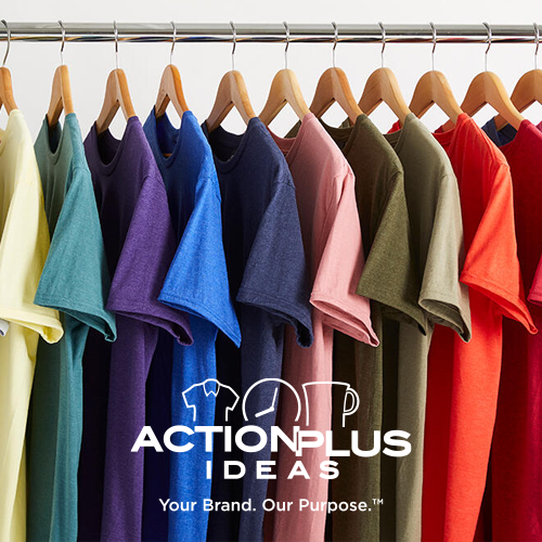 Action Plus Ideas can decorate any type of apparel for your company. We can screen print t-shirts, or embroider polos and hats. Call us today to discuss.