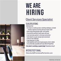Client Services Specialist