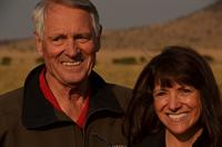 Lori with her climbing inspiration and father, Neal Schneider, in Africa- 2011.