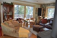 Panoramic views of nature from living room