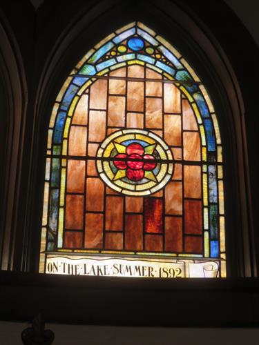 Stained-glass window "On the Lake Summer 1892"