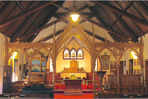 Interior of Christ Episcopal Church