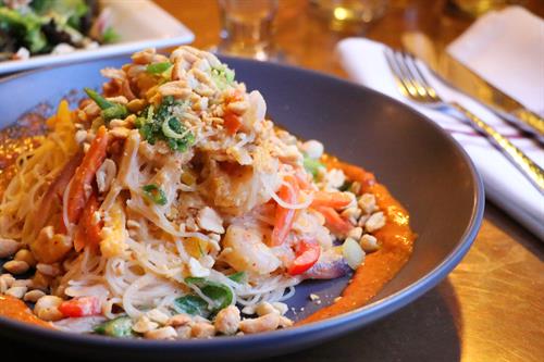 Curry Shrimp Noodles -- 2018 Chequamegon Chef Exhibition Winner!