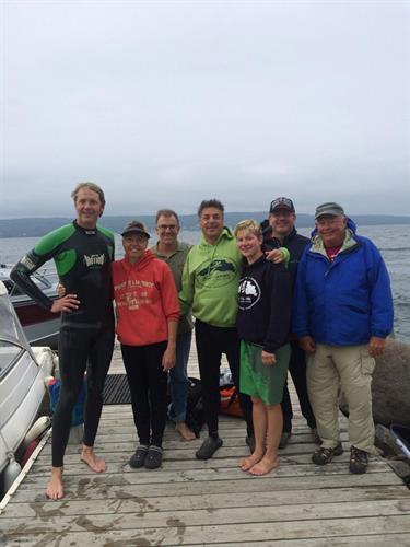 Apostle Islands Relay Swim-a marathon swim fundraiser for the Apostle Islands Area Community Fund. 