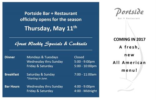 Portside Bar + Restaurant in Bayfield, WI