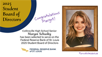 CHS Senior Margot Schusky Earns Spot on the Federal Reserve Bank of  St. Louis Student Board of Directors