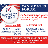 Before You Vote - 2024 Candidates Forum: Indian Land