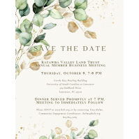 Katawba Valley Land Trust Annual Member Meeting