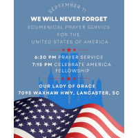 Our Lady of Grace: Memorial Service in remembrance of the terror of 9/11