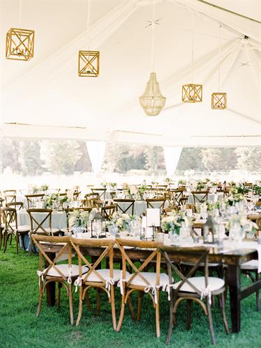 Tented Dinner on the Event Lawn