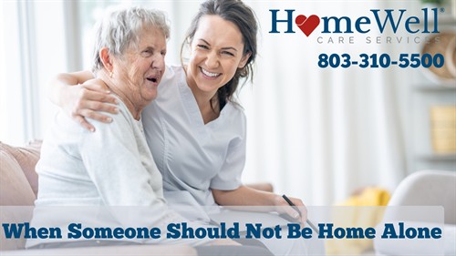 We are here to help when it becomes difficult to leave a family member alone.