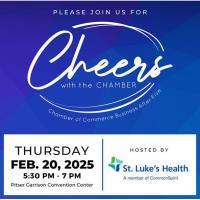 Cheers with the Chamber hosted by St. Luke's Health Memorial