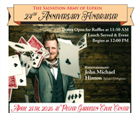 The Salvation Army of Lufkin - 24th Annual Luncheon Fundraiser
