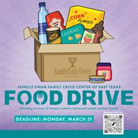 Food Drive | Family Crisis Center of East Texas