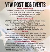 Veterans' Coffee & Comradery at VFW Post 1836