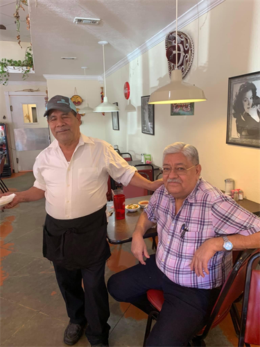 Bocho and Tio Tolo at Casa Morales 