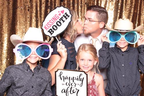 Our booths provide not only a kissing booth for the parents but some good ol' fashion fun for all the guests! 