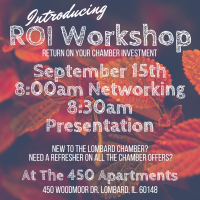 ROI Workshop: Return on your Chamber Investment