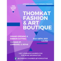 Thomkat Fashion & Art Boutiuqe Ribbon Cutting