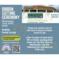 2025 Ribbon Cutting - Prairie Food Co-op