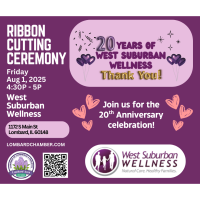 2025 Ribbon Cutting - West Suburban Wellness