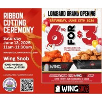 2026 Ribbon Cutting - Wing Snob