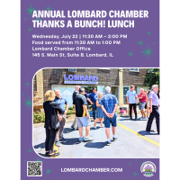 2026 Annual Lombard Chamber Member Appreciation "Thanks a Bunch! Lunch"