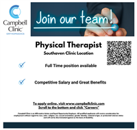 Now Hiring - Physical Therapist
