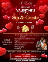Pre-Valentines Day Sip & Create Couples Edition