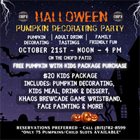 Chop'd Halloween Pumpkin Decorating Party on Saturday 10/21