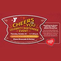 YMCA Cheers To You Celebrity Bartender Event at Khaos Brewcade