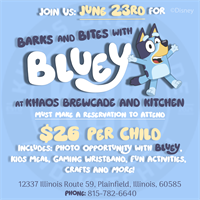 Barks and Bites with Bluey - Sunday June 23rd