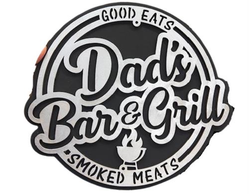 Dad's Bar & Grill Sign