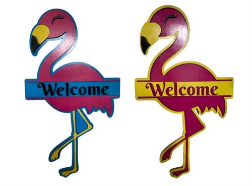Flamingo Welcome Signs