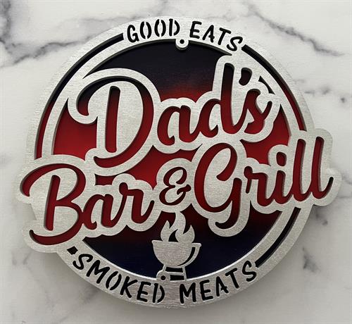 Dad’s Bar & Grill Sign