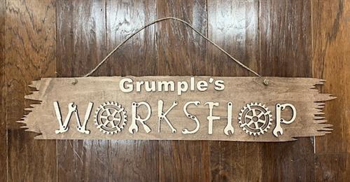 Workshop Sign - Personalized