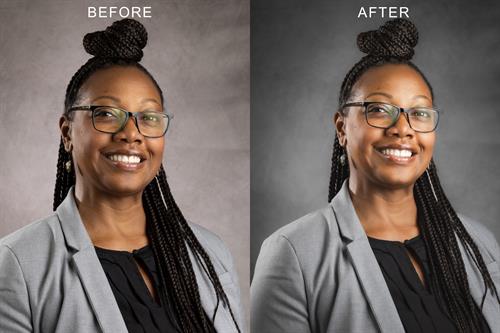 Professional headshots (Before & After)