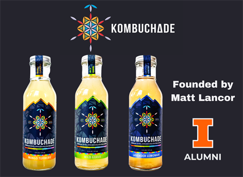 Kombuchade in bottles