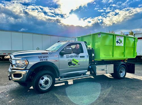 Our trucks will fit into smaller spaces to get the dumpster where you need it