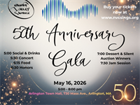 Celebrate 50 Years of Song — Tickets Now on Sale for Nashoba Valley Chorale’s Golden Anniversary Gala