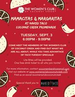 Mamacitas & Margaritas with the Women's Club of Coconut Creek