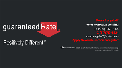 Guaranteed Rate - Sean Segaloff NMLS# 353031 Guaranteed Rate - Sean Segaloff NMLS# 353031