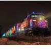 Holiday Train Visit for Food Pantry Donations 2022