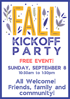 Fall Kickoff Party! Let's Get Fall Started!