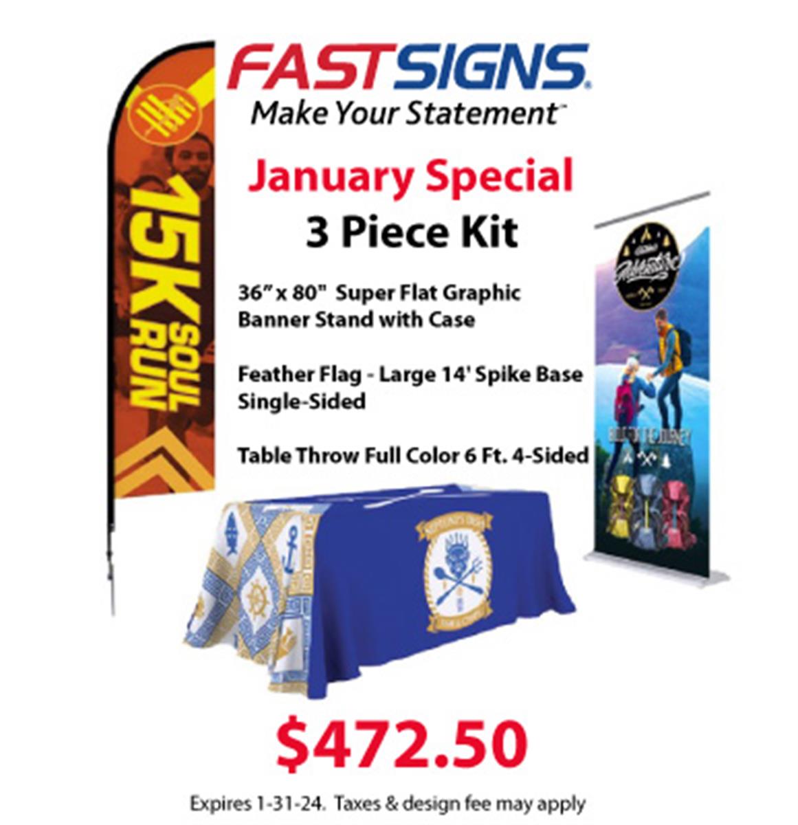 FASTSIGNS Tradeshow Graphics Speical Hot Deal Mentor Area Chamber of Commerce
