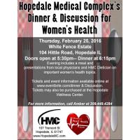 Hopedale Medical Complex's Dinner & Discussion for Women's Health