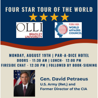 2024 - Four Star Tour of the World, Gen. David Petraeus